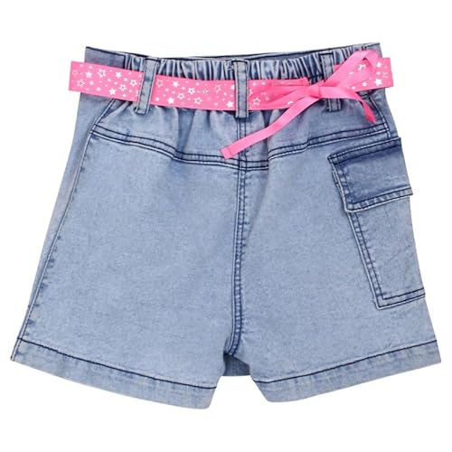 Cutecumber Blue Denim Wrap Skirt With Patch Pocket