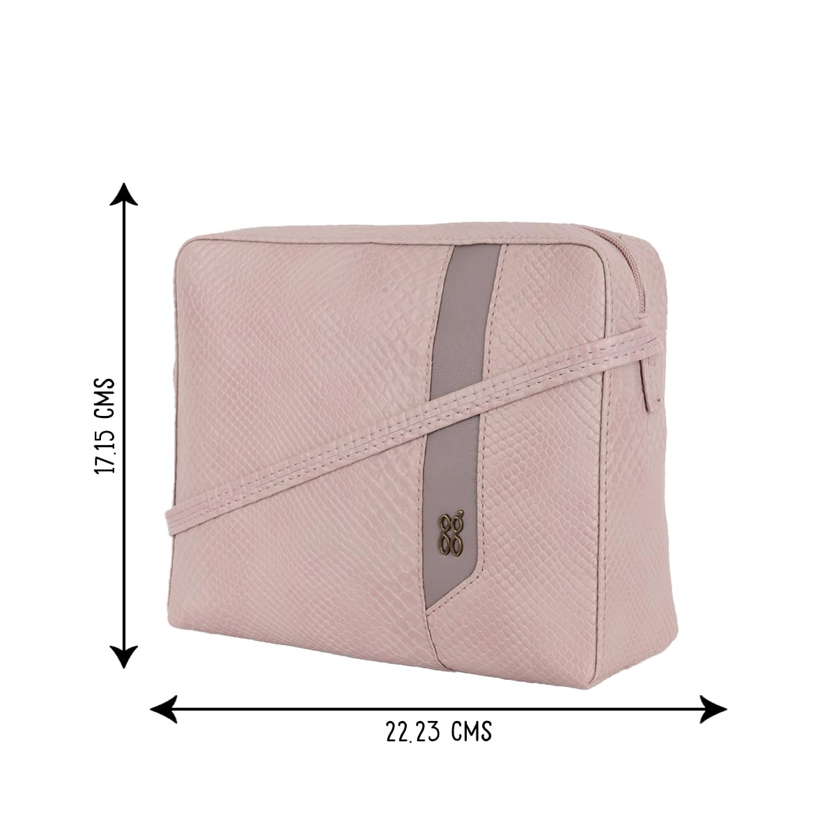 Baggit Women Purple Saddel Sling Bag Xs Size | Ladies Stylish Casual Cross Body Purse Handbag