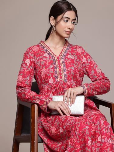 Aarke Ritu Kumar Red Zavian Long Dress