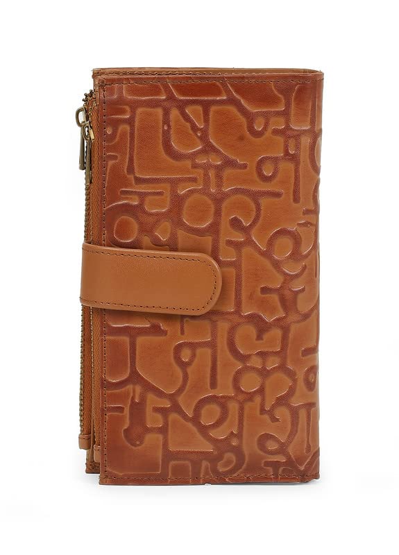 Satya Paul Brown Medium Leather Wallet for Women