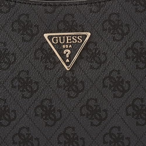 GUESS Noelle Top Zip Shoulder Bag, Coal Logo, One Size