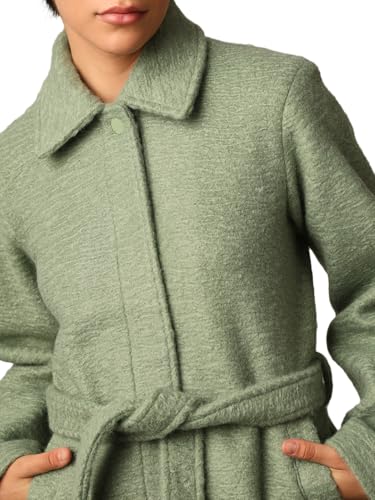 ONLY Women's Regular Fit Green Coat