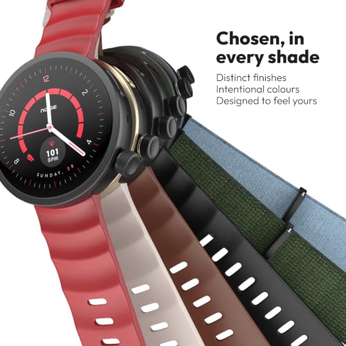 Noise Alt Watch 1 Smart Watch 1.32” AMOLED Display, Built-in GPS, AI Suite, Functional Rotating Crown, 1000NITS Brightness, Upto 14 Days Battery - Chosen Blue