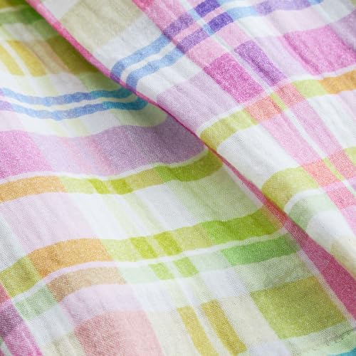 Hopscotch Girls Multi Sleeveless Plaid Casual Dress for Ages (2-3 Years)