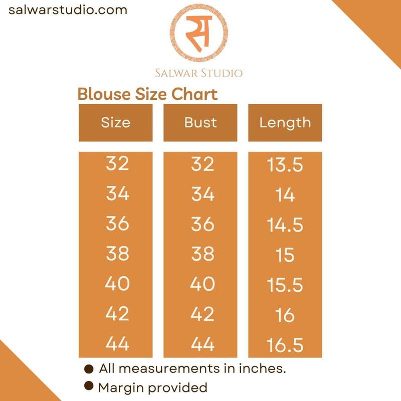Salwar Studio Women's Biege Ruched Saree Blouse-RI-0029-BIGE-32