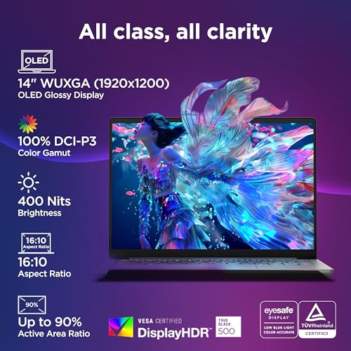 Lenovo IdeaPad Slim 5 Intel Core Ultra 7 355 Next-Gen AI PC (16GB RAM/512GB SSD/14 (35.5cm)/WUXGA OLED/Copilot+ PC/Windows 11/M 2 Year Onsite Warranty + Accidental Damage Protection