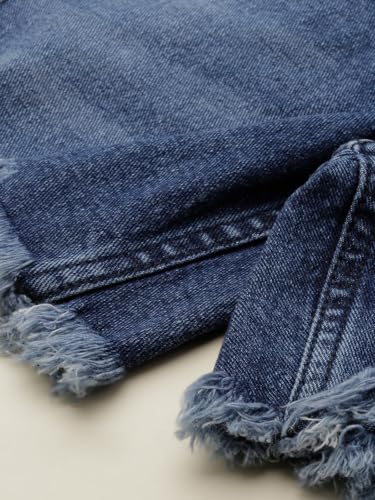 Girls Blue Solid Shorts