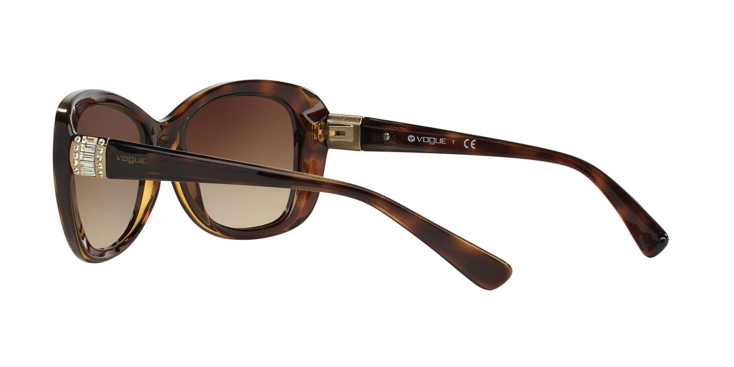 Vogue Eyewear Women Gradient Brown Lens Butterfly Sunglasses - 0VO2943SBW6561355