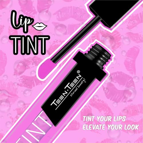TEEN TEEN Lip Tint Seductive, Lightweight, Long Lasting, Hydrating & Natural Finish, Non-Sticky, Smooth Application, Glossy Shine, Nourishing Feel & All-Day Tint | Orange, 4ml