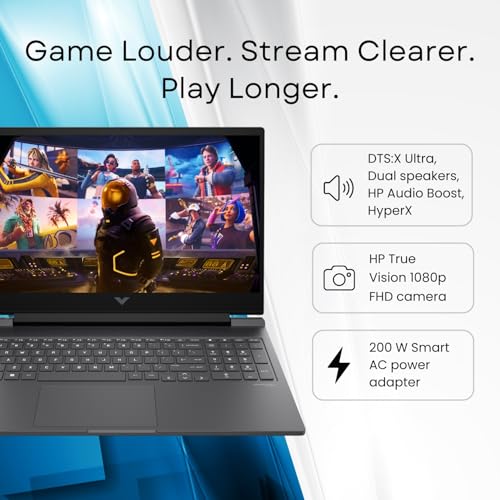HP Victus Gaming Laptop 16.1" FHD Display | Intel Core i5-14450HX | 16GB RAM | 512GB SSD | NVIDIA RTX 3050 4GB Graphics | Windows 11 Home | 1 Year Warranty (BH0R9PA)