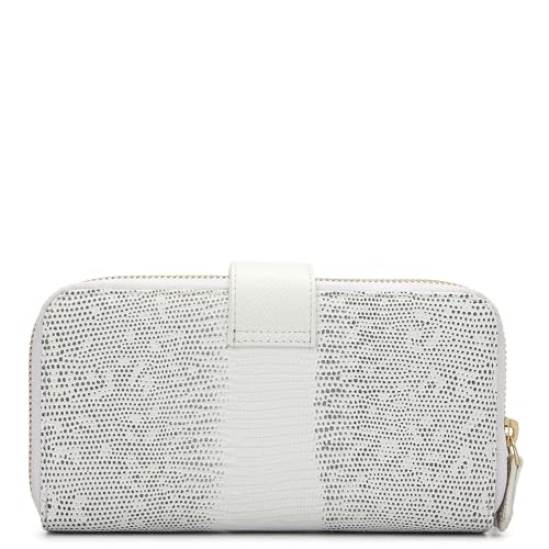 Da Milano Premium Leather Sling Wallet for Women | Multi Compartment Travel Wallet - White (10561)