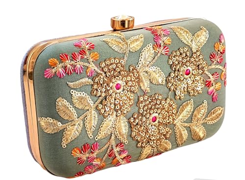 DUCHESS Women & Girls Grey Box Clutches