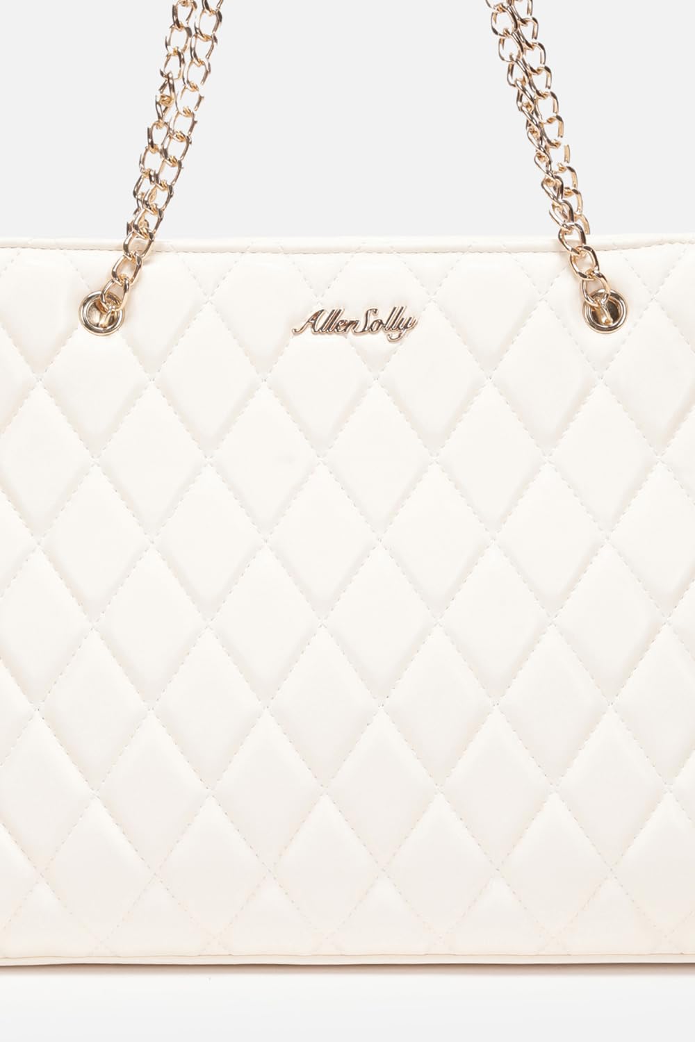 Allen Solly Structured Shoulder Bag with Quilted Detail