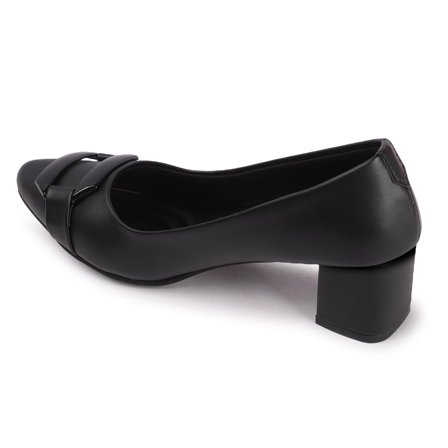 Colo Women's Pointed Toe Block Heel Pumps HD-53 Black Size 5 UK