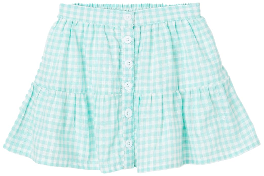 Max Cotton Western Skirt Light Green