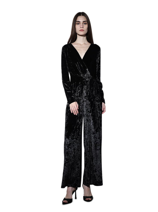 ONLY Women's Regular Fit Black Jumpsuit