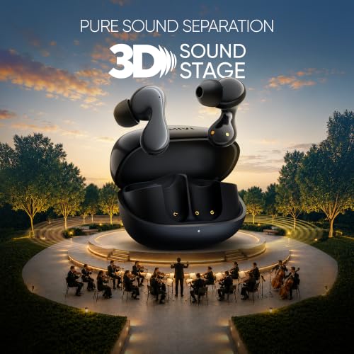 Mivi SuperPods Immersio Pro [New Launch] Quad Mic ANC Earbuds Dolby Audio