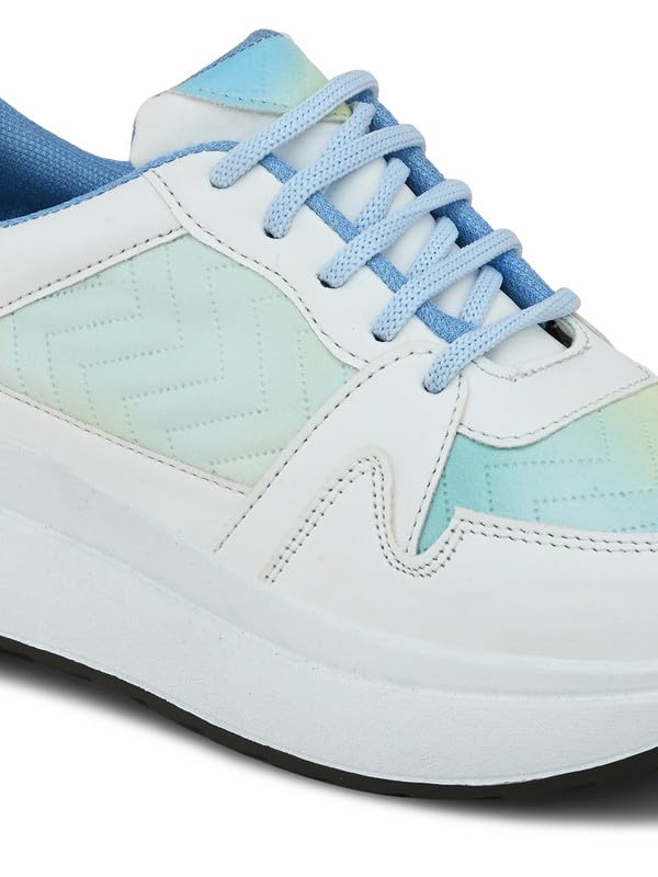 XE Looks Women Printed Lace-Up Sneakers | Comfortable Lightweight Soft Sole Casual Shoes for Girls | Fashionable, and Stylish Design Footwear | Ideal for Walking, Running and Daily Use