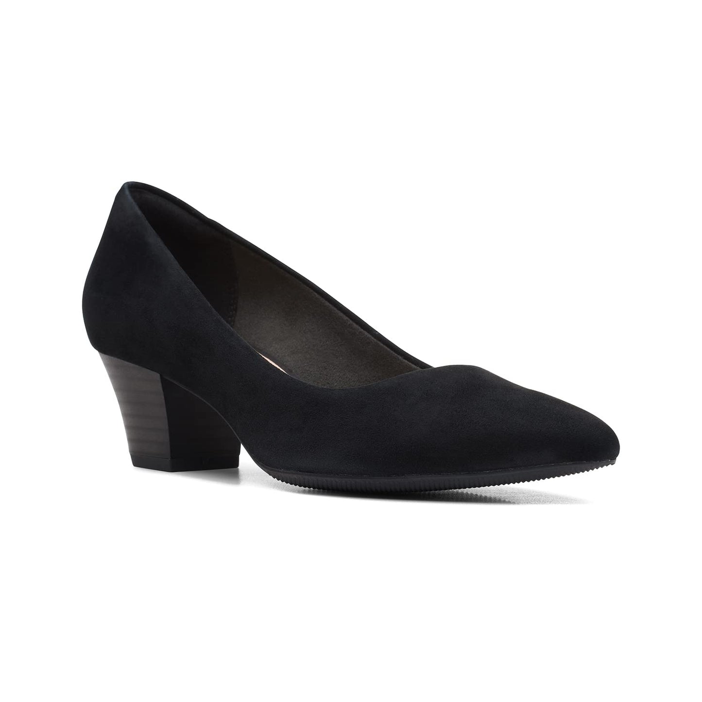 Clarks Women Teresa Step Pump Black SDE UK-6