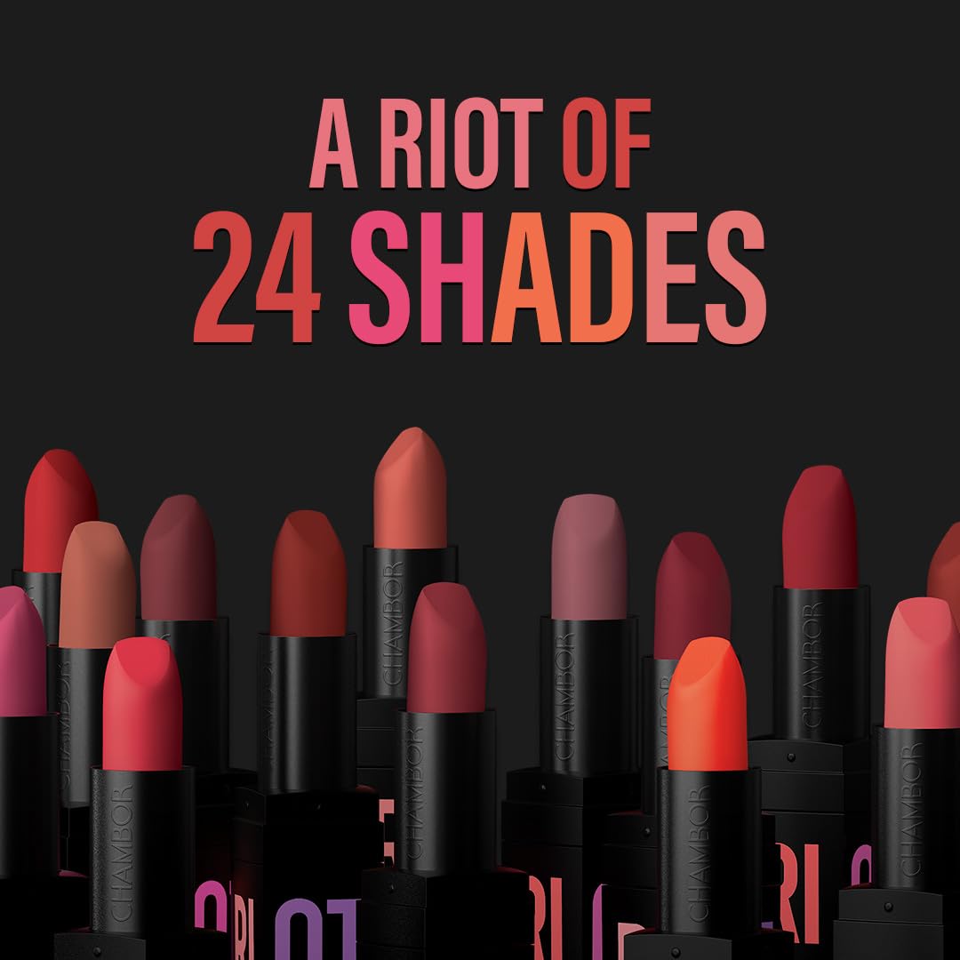 CHAMBOR Matte Riot # 205 -Auburn Toss, Auburn Toss, 4.5 g
