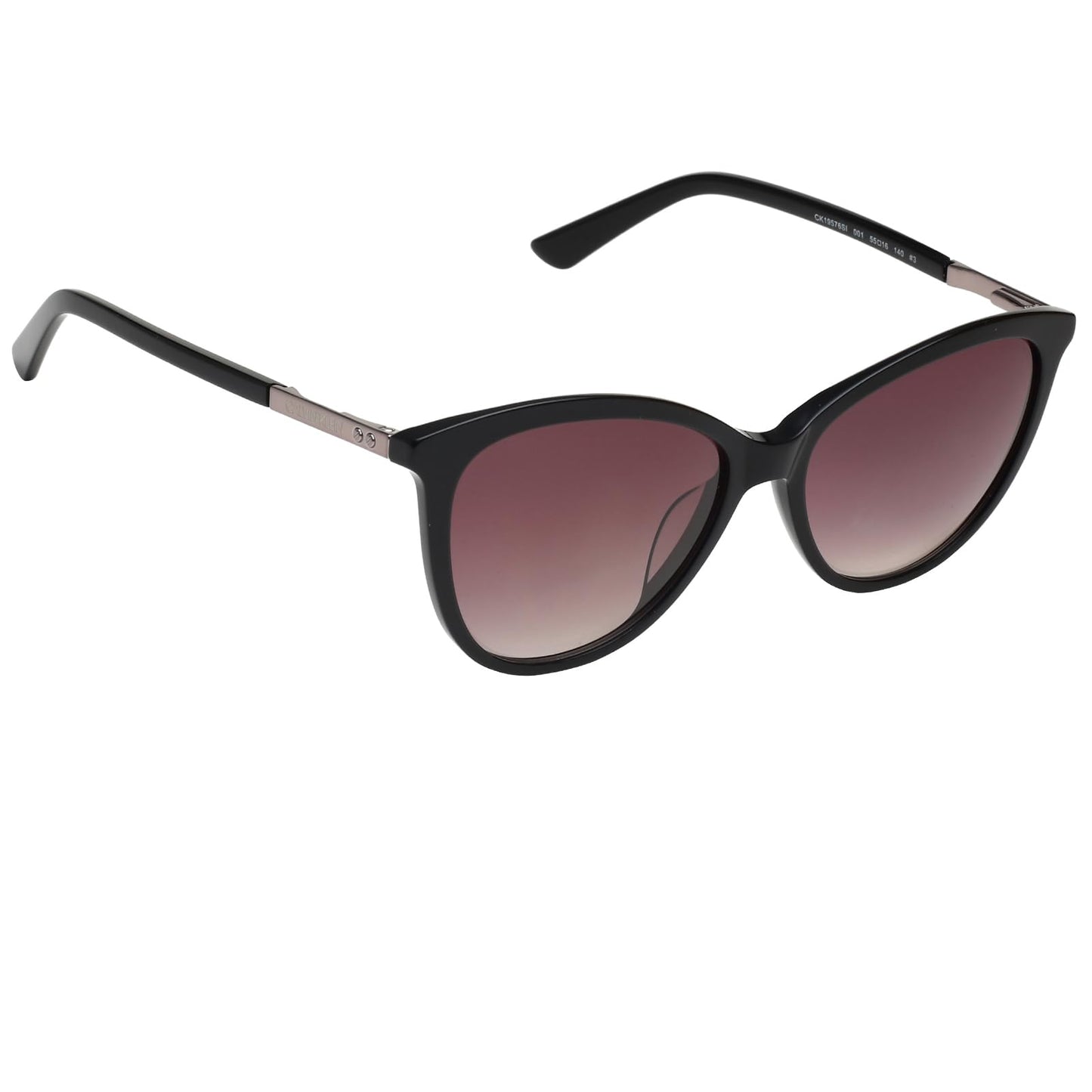 Calvin Klein Gradient Cat Eye Women Sunglasses - (Ck 19576I 001 55 S |55| Grey Color Lens)
