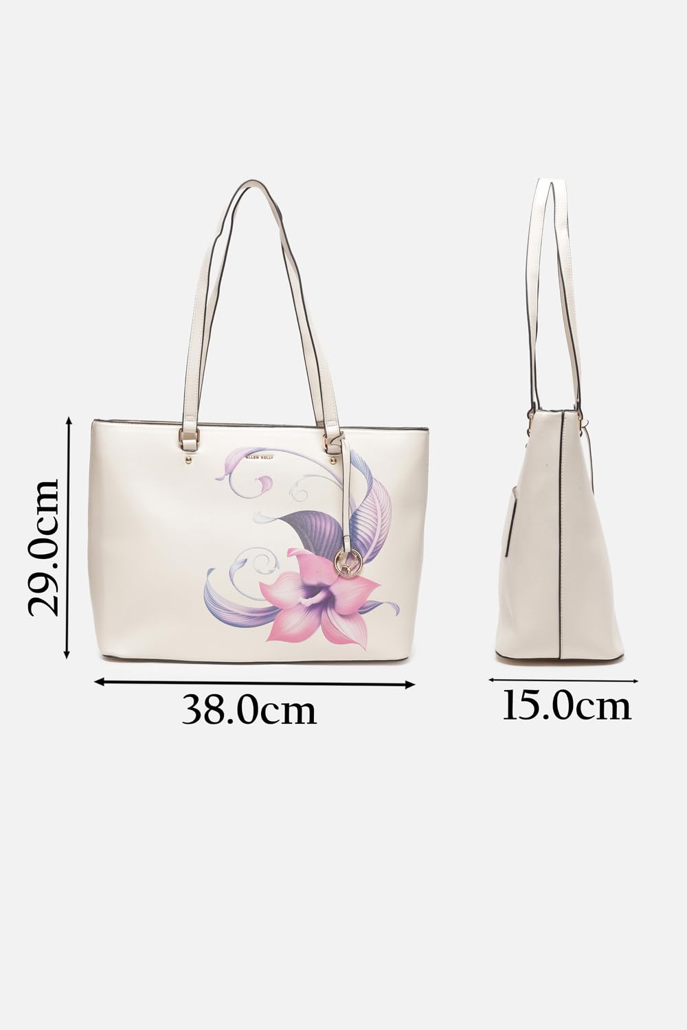 Women Cream Formal Handbag