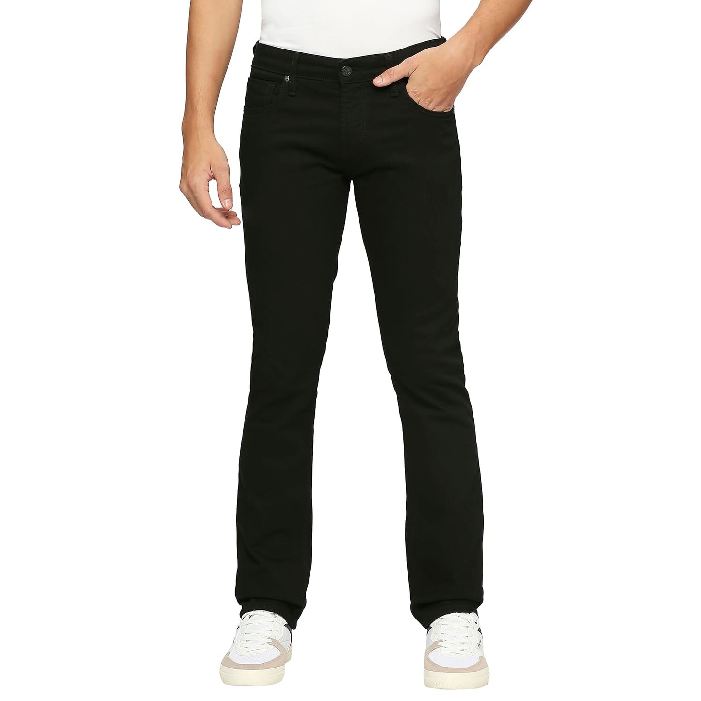 Pepe Jeans Men's Mid Rise Slim Fit Jeans Black