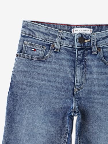Girls Mid Wash Skinny Fit Mid Rise Jeans