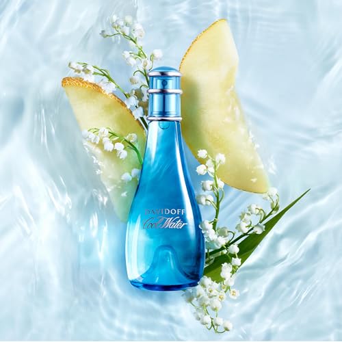Davidoff Cool Water Woman Eau de Toilette for Women, Shower Gel & Body Lotion Gift Set