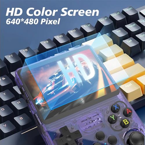 New World R36S Retro Handheld Video Game Console 3.5 inch Retro Handheld Video Games Consoles Built-in Rechargeable Battery Portable Style Hand Held Game Consoles