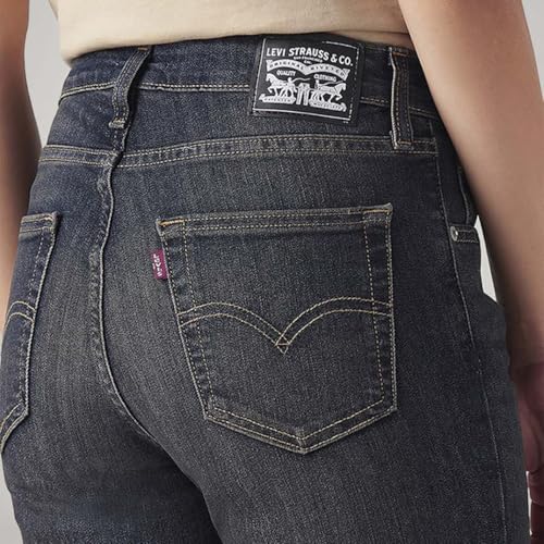 Levi's Women's 725 Dark Indigo Flared Fit High-Rise Jeans