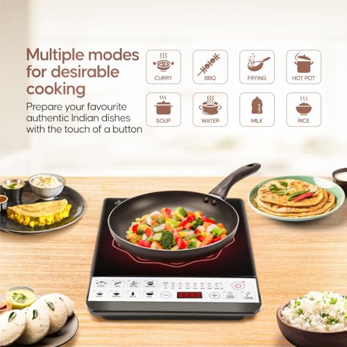Longway Cruiser IC 2000 W Induction Cooktop - Black,Push Button