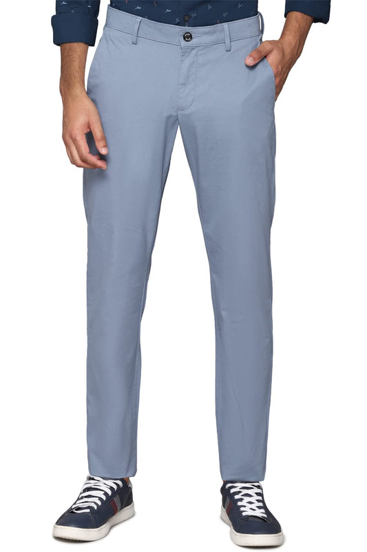 Allen Solly Men's Slim Casual Pants (ASTFQSRFM12992_Blue_36)
