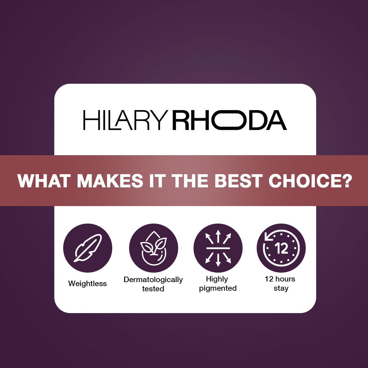 Hilary Rhoda Pro Matte Non-Transfer Lipstick | Waterproof Lipstick | Non-Transfer Lipstick | 12-Hour Long Stay | Smudge-Proof Lipstick | 24 Shades | Highly Pigmented Matte Finish Lipstick | 2g