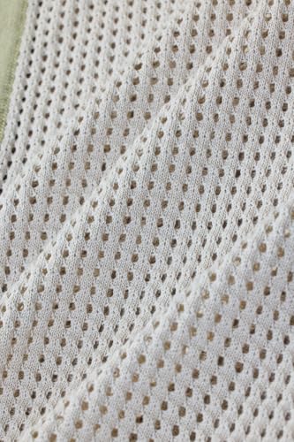 SNITCH Men's Luxe Shirt | Breathable Perforated Design with Intricate Embroidery | 100% Cotton Polo Collar Casual Wear | Lightweight & Stylish Summer Fashion | Light Green