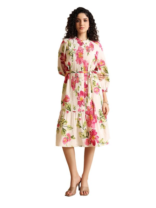 Kazo Elena Midi Dress Pink