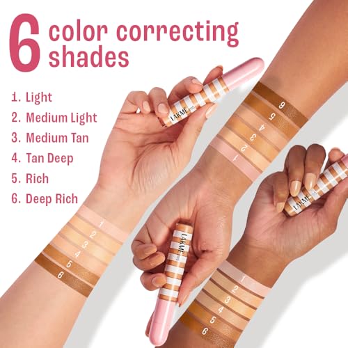 Lakme 9to5 Hya Beach Edit Colour Correcting + Brightening Concealer, SPF 40, Light 1, 6ml
