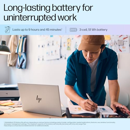 HP Pavilion Plus, 13th Gen Intel Core i5-1335U Laptop (16GB DDR5, 512GB SSD) IPS WUXGA Anti-Glare, 14"/35.6cm, Win 11, M Care Pack 2 Years Additional Warranty with Onsite Support