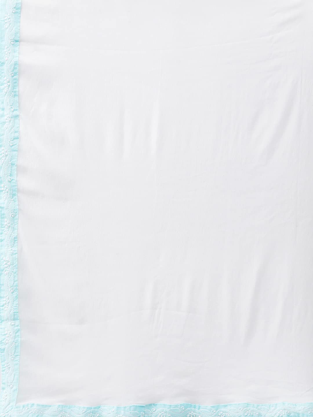 Ada Women's Cotton Dress Material Hand Embroidered Lucknowi Chikankari Unstitched Suit Piece A211208 Blue