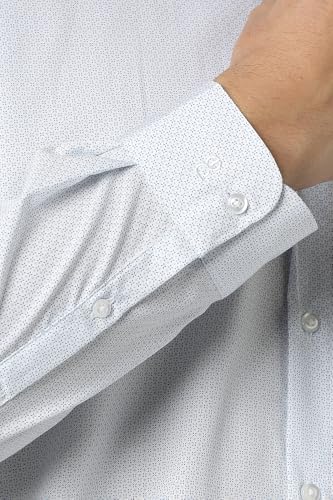 Men Blue Nuvo Fit Full Sleeves Formal Shirt
