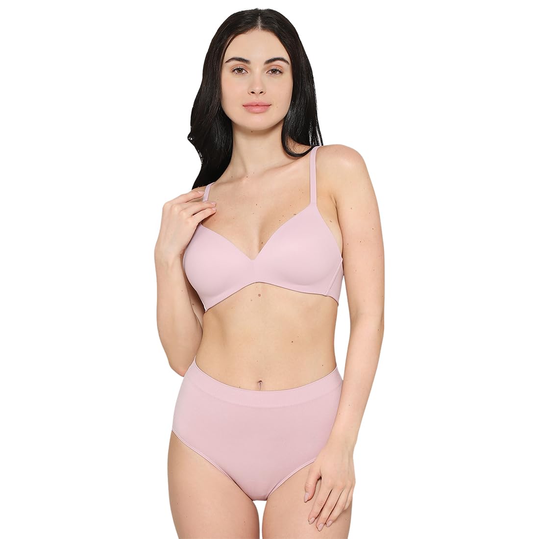WACOAL Women’s How Perfect |Padded|Non-Wired |3/4th Cup|Everyday Wear|Seamless|T-Shirt Bra