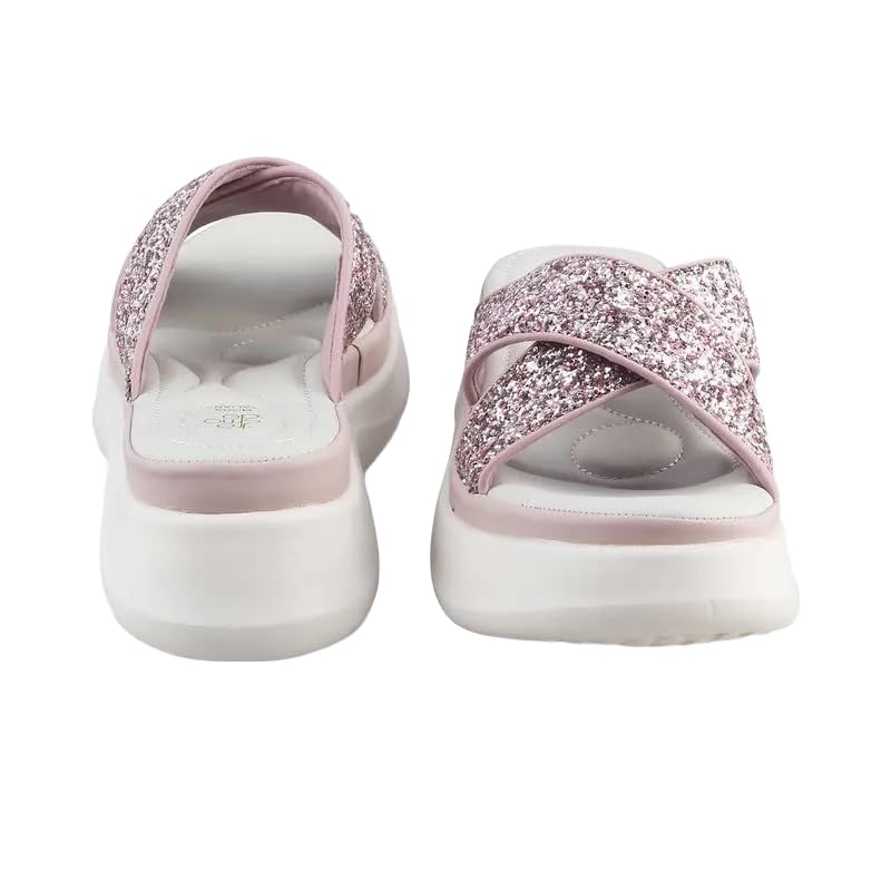 tresmode Tonned Pink Women's Dress Wedge Sandals in Size 4 UK / 37 EU