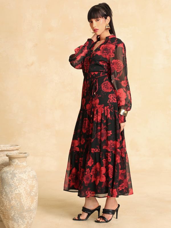 Kazo Melissa Maxi Dress Red