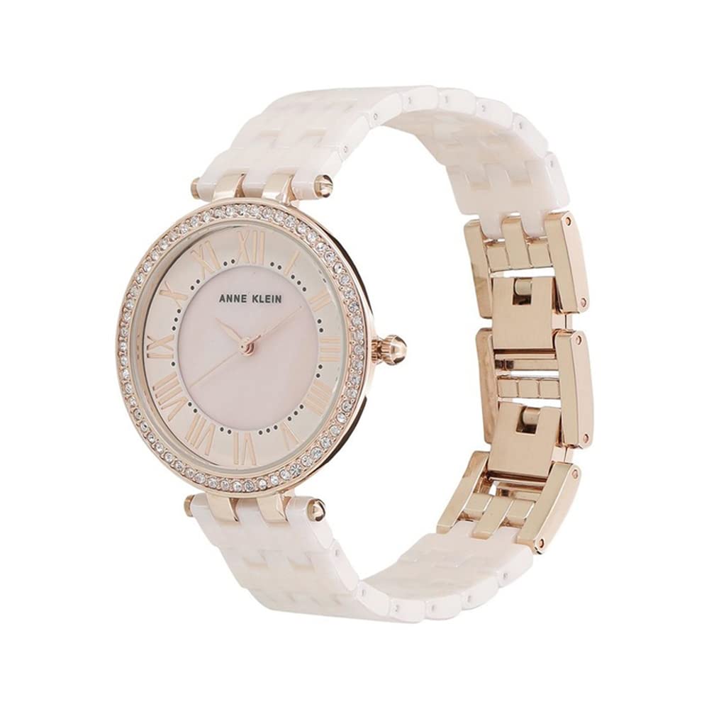 Anne Klein New York Analog Women's Watch - AK2130RGLPJ (Rose Gold Dial Multi Colored Strap)