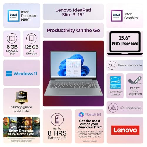 Lenovo 2026 laptop, 15.6" FHD, 16GB DDR5, 512GB SSD, Copilot AI+Intel CPU