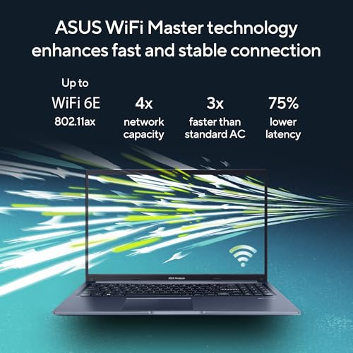 ASUS Vivobook 15, Intel Core i3 13th Gen 1315U, 16GB RAM, 512GB SSD, FHD 15.6", Touchscreen, Win11, Office Home 2024, M365 Basic (1Year)*, Quiet Blue, 1.7Kg, X1504VA-E83959WS, Intel UHD iGPU, Laptop
