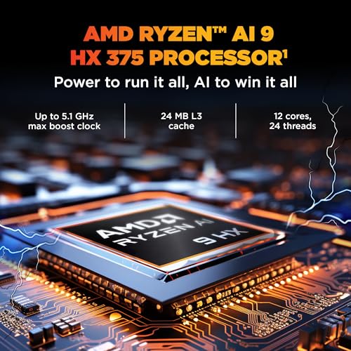HP Smartchoice Omen 16 Max, AMD Ryzen AI 9 HX 375, 12GB RTX 5070 Ti, 32GB DDR5, 1TB SSD, 2K,165Hz, 400 nits,3ms, IPS, 16''/40.6cm, Win11,Office24, Shadow Black, 2.71kg, ak0070ax, RGB Gaming Laptop