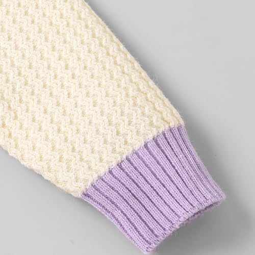 Hopscotch Girls Lavender Full Sleeves 2-Pc Bow Applique Pants Set For Age (4-5 Years)