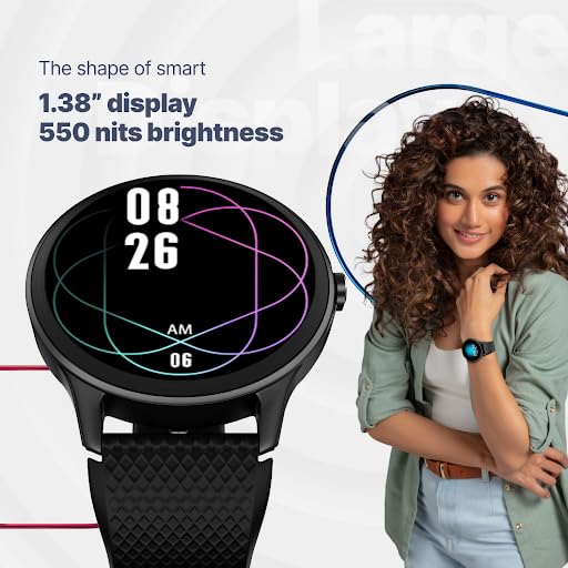 Noise Arc 1.38" Advanced Bluetooth Calling Smart Watch, 550 NITS Brightness, 100 Sports Modes, 100+ Watch Faces, 7-Day Battery, IP68 (Rose Pink)