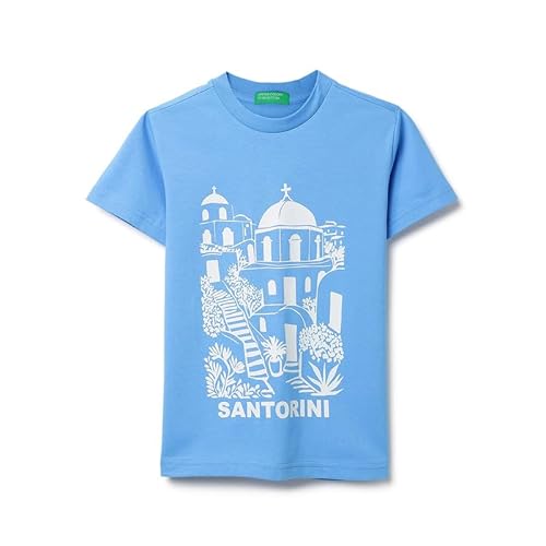 United Colors of Benetton Regular Fit Round Neck Graphic Print T-Shirt